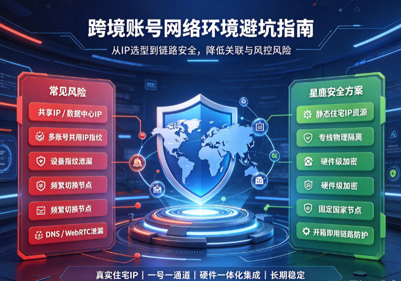 2026 封号潮来袭:跨境卖家网络环境自查与防封号避坑指南 2026 封号潮来袭:跨境卖家网络环境自查与防封号避坑指南