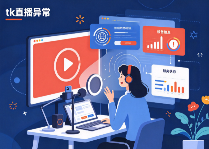 从飘红到满绿:TikTok 跨境直播网络优化指南 从飘红到满绿:TikTok 跨境直播网络优化指南